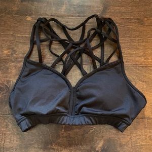 Small strappy workout bra